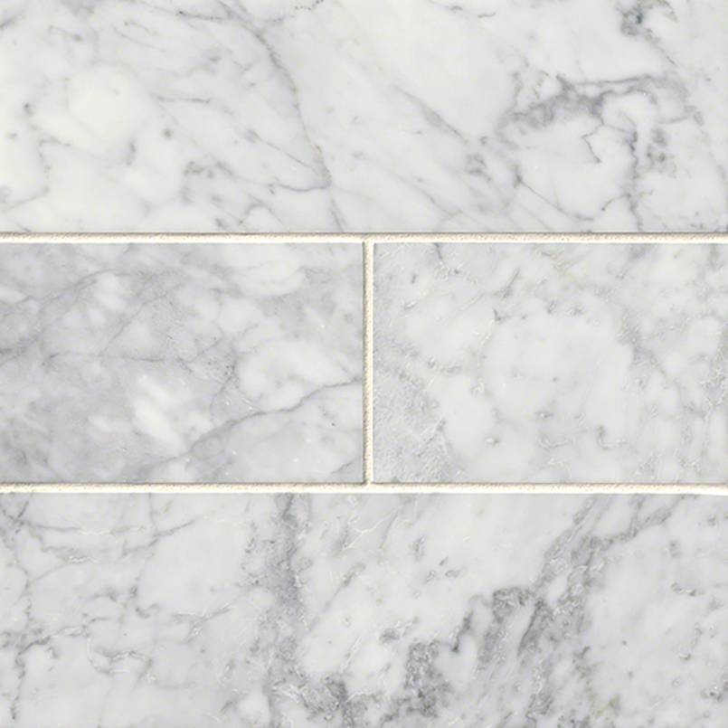 MSI - CARRARA WHITE  POLISHED - Tile - 4" x 12"