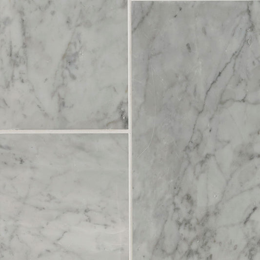 MSI - CARRARA WHITE  POLISHED - Tile - 6" x 12"