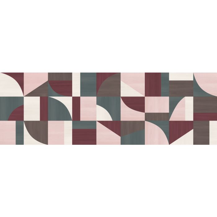 OLYMPIA TILE + STONE - Eclettica Series - Glazed Wall Tile - Cream Decor - 16" x 48"