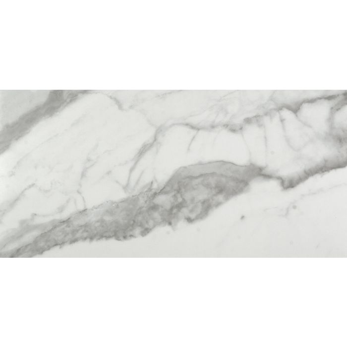 OLYMPIA TILE + STONE - Eterna Series - Porcelain Tile - Calacatta Grey - 24" x 48"