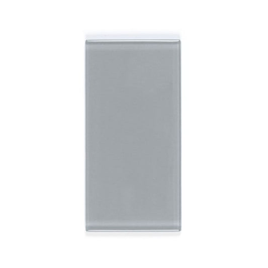 OLYMPIA TILE + STONE - 3D - Glass Tile - D Charcoal Grey - 3" x 6"
