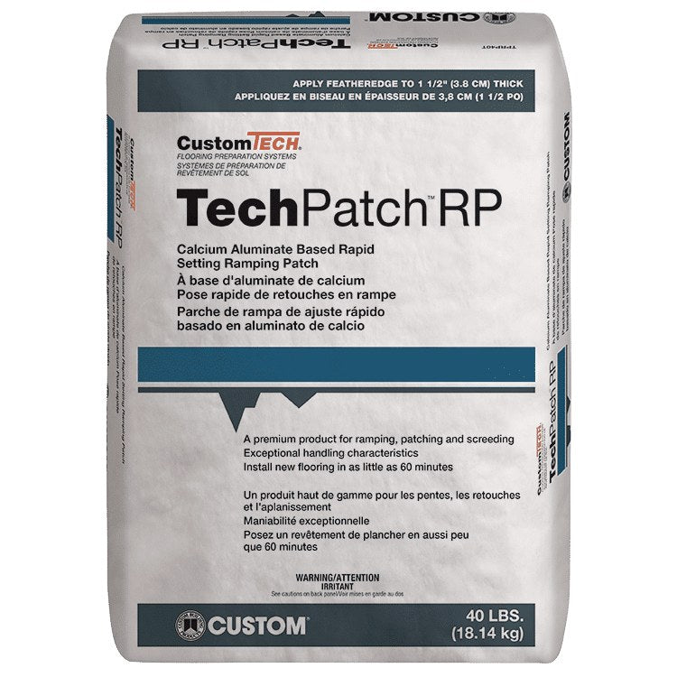 Custom Building Products - TechPatch RP Ramping Patch - 40 lb (18.14 kg) Bag
