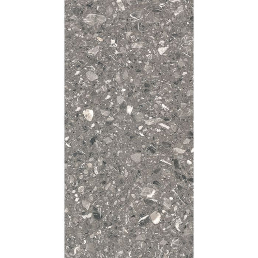 OLYMPIA TILE + STONE - Ceppo Di Grey Series - Porcelain Tile - Dark - 12" x 24"