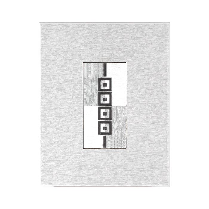 OLYMPIA TILE + STONE - Splendour Series - Glazed Wall Tile - Dark Grey Decor - 8" x 10"