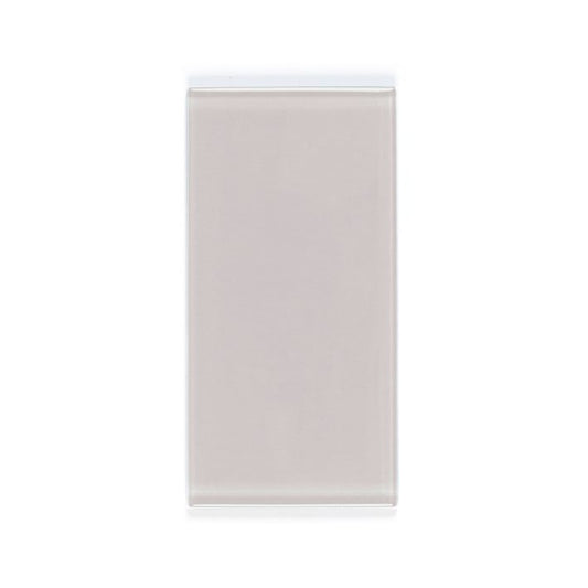 OLYMPIA TILE + STONE - 3D - Glass Tile - D Dove Grey - 3" x 6"