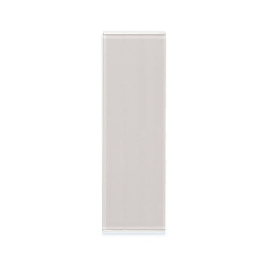 OLYMPIA TILE + STONE - 3D - Glass Tile - D Dove Grey - 4" x 16"
