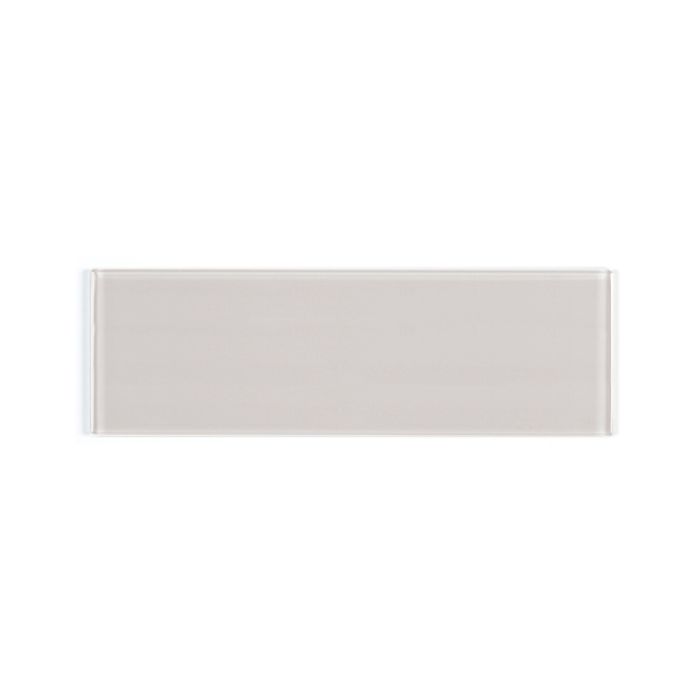 OLYMPIA TILE + STONE - 3D - Glass Tile - D Dove Grey - 4" x 16"