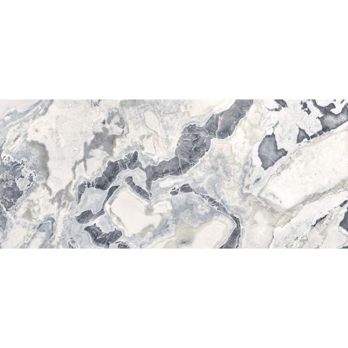 OLYMPIA TILE + STONE - Pietre Supreme Series - Porcelain Tile - Dover White - 48" x 110"