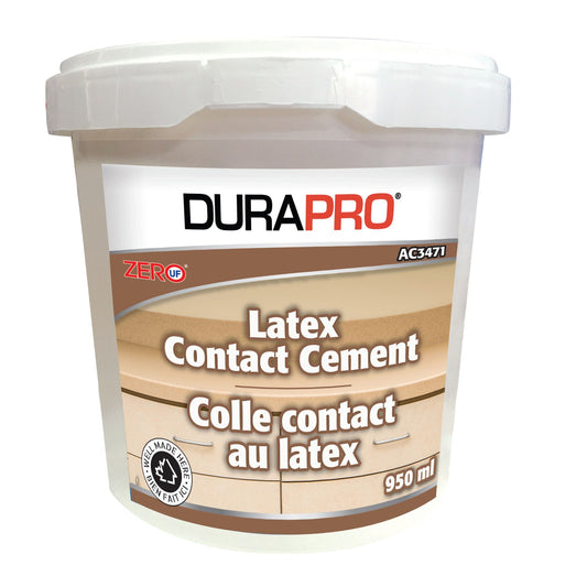 Dural - DuraPro Latex Contact Cement (White) - 950 mL (1 US qt)