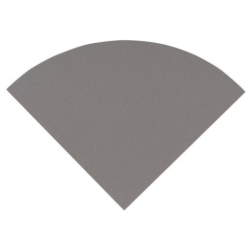 MSI - Engineered Gray Marble Radius Corner Shelf - 9"