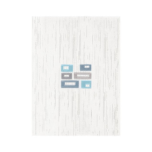 OLYMPIA TILE + STONE - Bamboo Series - Glazed Wall Tile - Grey Geometric - 6" x 8"