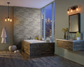 MSI - Gray Oak 3D Honed Panel - Tile - 6" x 24"