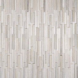 MSI - Gray Oak 3D Honed Ledger Corner - Tile - 6" x 18"