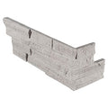 MSI - Gray Oak 3D Honed Ledger Corner - Tile - 6" x 18"