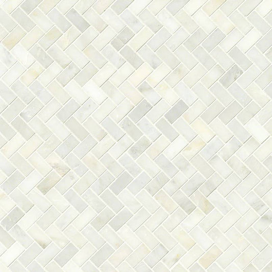 MSI - Greecian White Herringbone Mosaic - Tile - PATTERN
