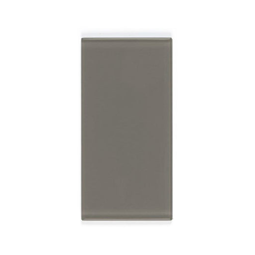 OLYMPIA TILE + STONE - 3D - Glass Tile - D Grey Wet - 3" x 6"