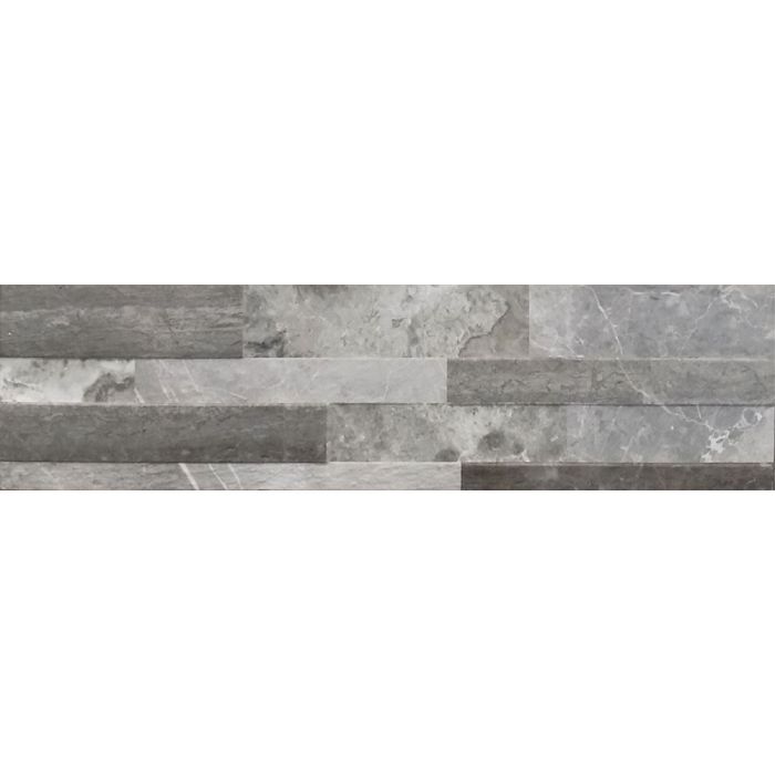 OLYMPIA TILE + STONE - Gemme Series - Porcelain Tile - Grey - 6" x 24"