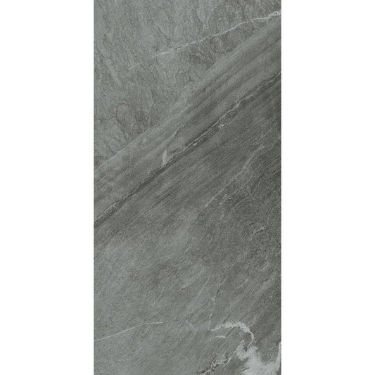 OLYMPIA TILE + STONE - Pietra Series - Porcelain Tile - Grigio Scuro - 12" x 24"