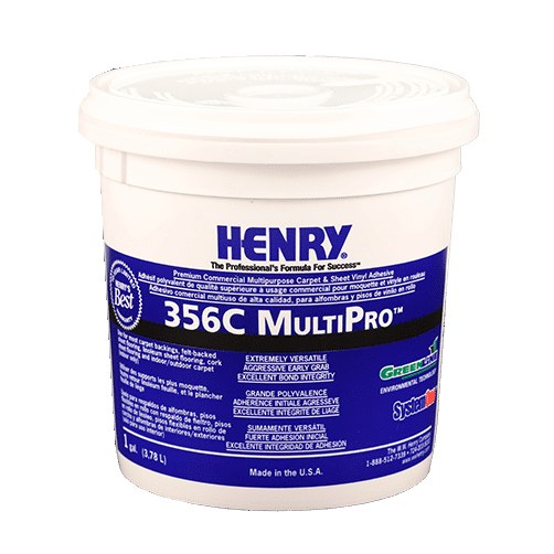 Henry - 356C MultiPro Premium Commercial Multipurpose Flooring Adhesive - 3.78 L (1 US gal)