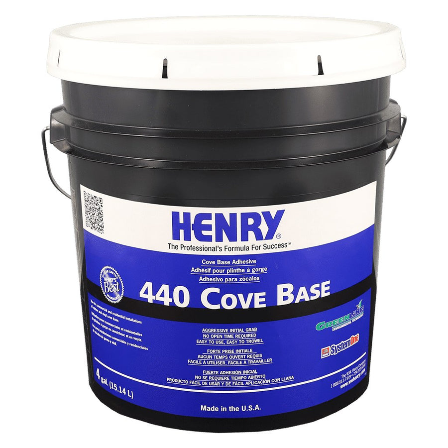 Henry - 440 Cove Base Adhesive - 15.14 L (4 US gal)