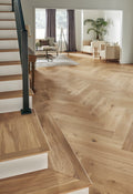 Latitude Park City Herringbone Natural room scene