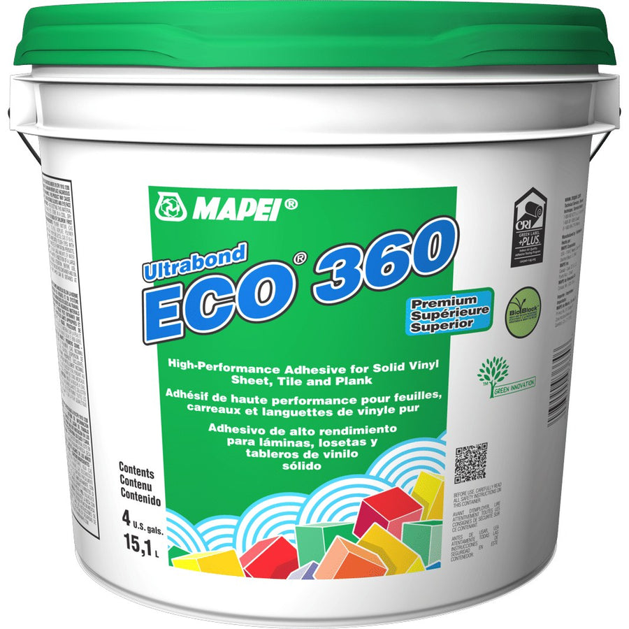 Mapei - Ultrabond ECO 360 Premium High-Performance Adhesive - 15.1 L (4 US gal)