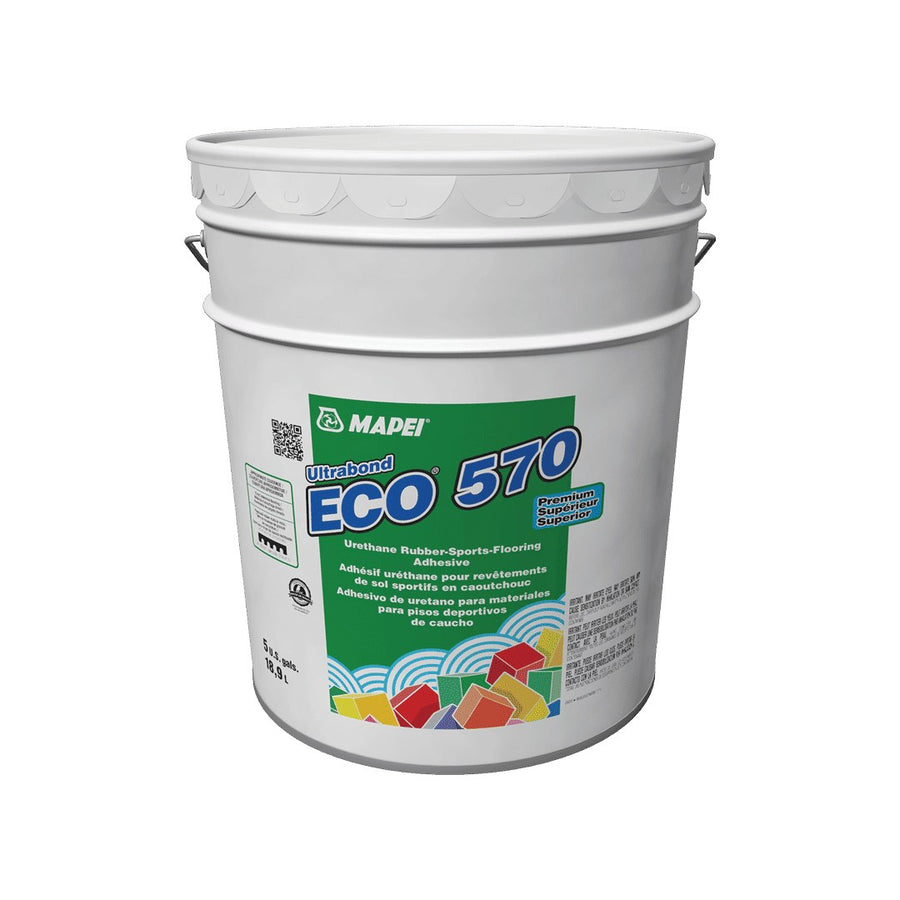 Mapei - Ultrabond ECO 570 Premium Urethane Rubber-Sports-Flooring Adhesive - 18.9 L (5 US gal)