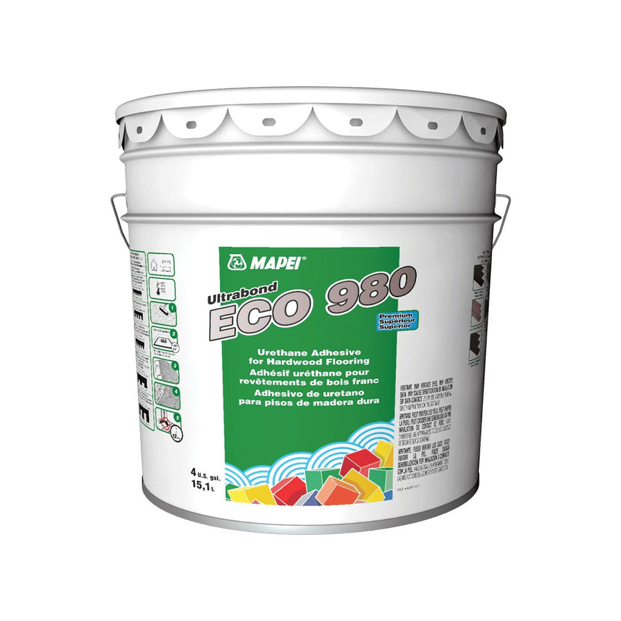 Mapei - Ultrabond Eco 980 Premium Urethane Adhesive for Hardwood Flooring - 15.14 L (4 US gal)