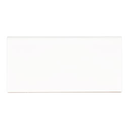 MSI - METRO WHITE  SINGLE BULLNOSE GLOSSY - Tile - 3" x 6"