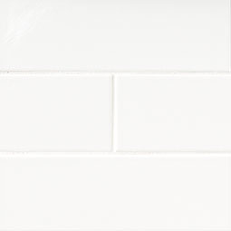 MSI - METRO WHITE  GLOSSY - Tile - 4" x 16"