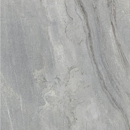 OLYMPIA TILE + STONE - Losa Stone - Porcelain Tile - Medium Grey - 12" x 24"