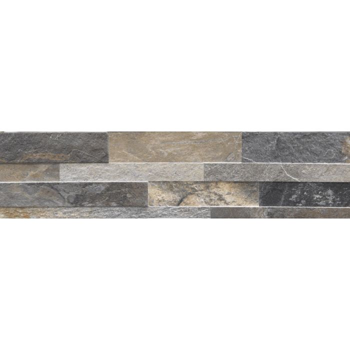 OLYMPIA TILE + STONE - Cubics Series - Porcelain Tile - Multicolour - 6" x 24"