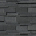 MSI - Mosaics Tile - Basalt Stone - Neptune 3D Interlocking Tile - Honed Finish
