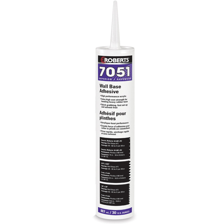 Roberts - 7051 Wall Base Adhesive - 887 mL