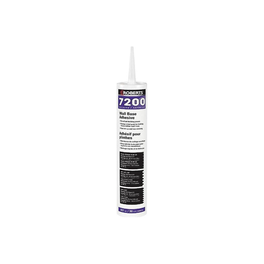 Roberts - 7200 Wall Base Adhesive - 887 mL