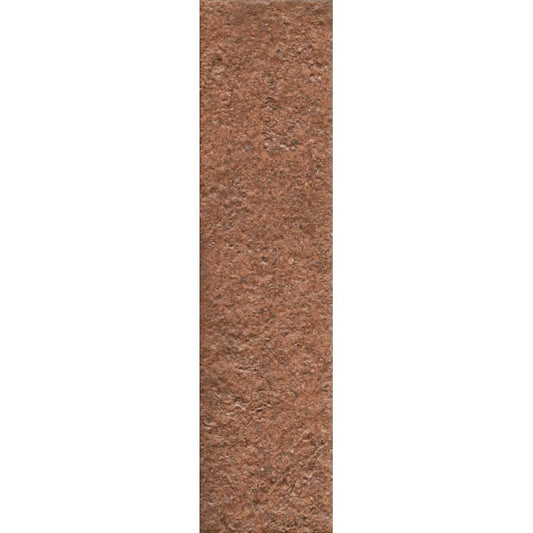 OLYMPIA TILE + STONE - Moon Series - Porcelain Tile - Rosso Mattone - 2" x 9"