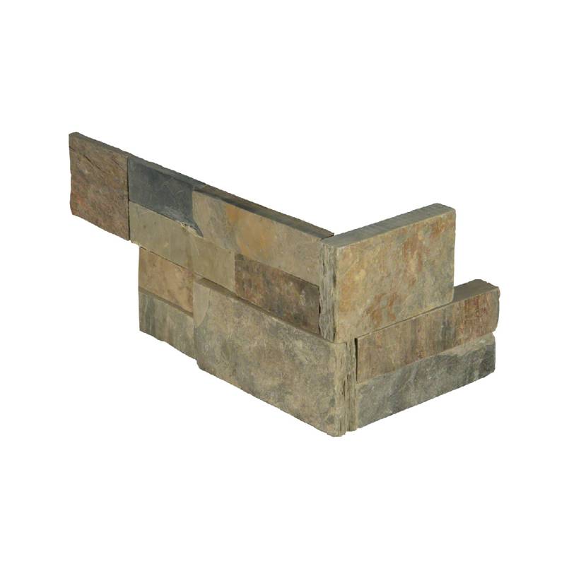 MSI - RockMount™ Stacked Stone Panels - Rustic Gold Corner - 6" x 18"