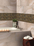 MSI - Slate Tile - California Gold Slate - Rustique 3D Interlocking Tile