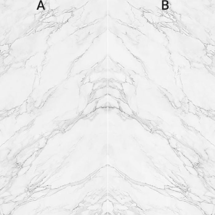 OLYMPIA TILE + STONE - Colossal Series - Porcelain Tile - Statuario Bookmatch - 24" x 48"