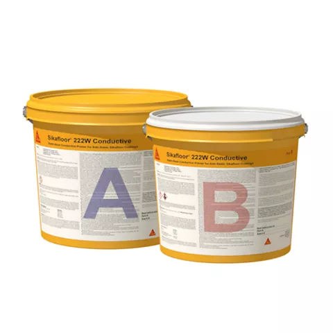Sika - Sikafloor-222 W ESD Conductive Primer, Black - 5.68 L