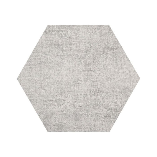 OLYMPIA TILE + STONE - Merino Series - Porcelain Tile - Silver - Hexagon