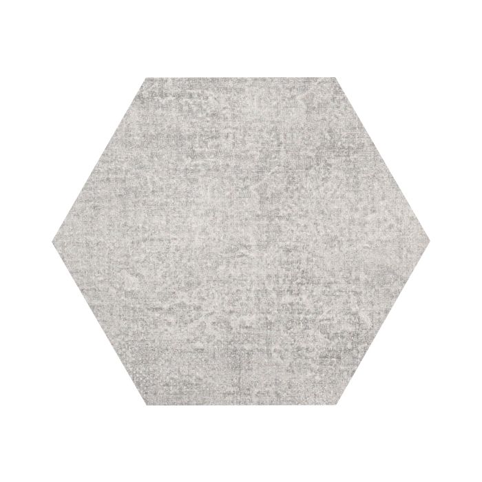 OLYMPIA TILE + STONE - Merino Series - Porcelain Tile - Silver - Hexagon