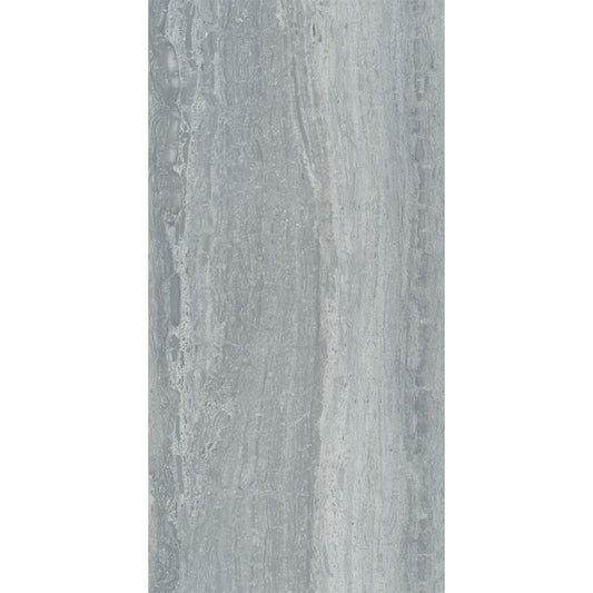 OLYMPIA TILE + STONE - 3D - Tile - D Silver Grey - 12" x 24"