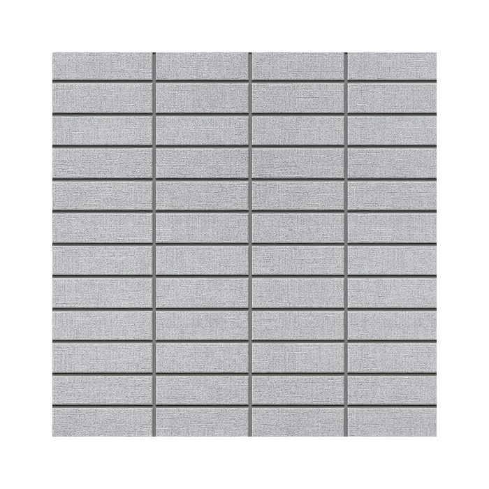 OLYMPIA TILE + STONE - Chambray Series - Porcelain Tile - Silver - Mosaic