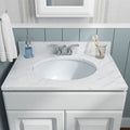 MSI - Porcelain Sinks - Oval 1714 - White