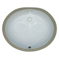 MSI - Porcelain Sinks - Oval 1714 - White