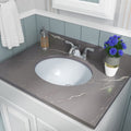 MSI - Porcelain Sinks - Oval 1512 - White