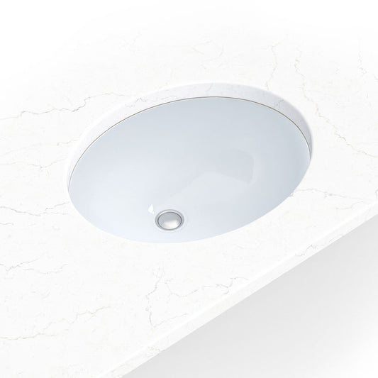 MSI - Porcelain Sinks - Oval 1512 - White