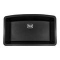 MSI - Stainless Steel Sinks - Single Bowl Sink 3219 - Black Quartz