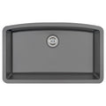 MSI - Stainless Steel Sinks - Single Bowl Sink 3219 - Grey Quartz